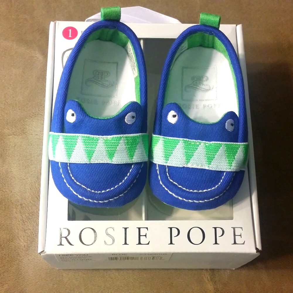 Rosie's Pope "I See You" Crib Shoe 0-3M